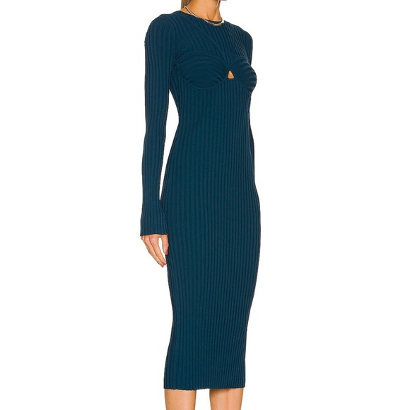 Helmut Lang Dresses & Skirts - Helmut lang rib bra dress size small worn once!